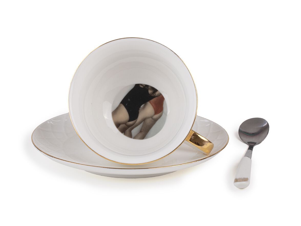 Фарфоровая чайная чашка Seletti Guiltless ARCH-00052978