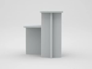 Grado Design Высокий лакированный журнальный столик  Crs-st-01