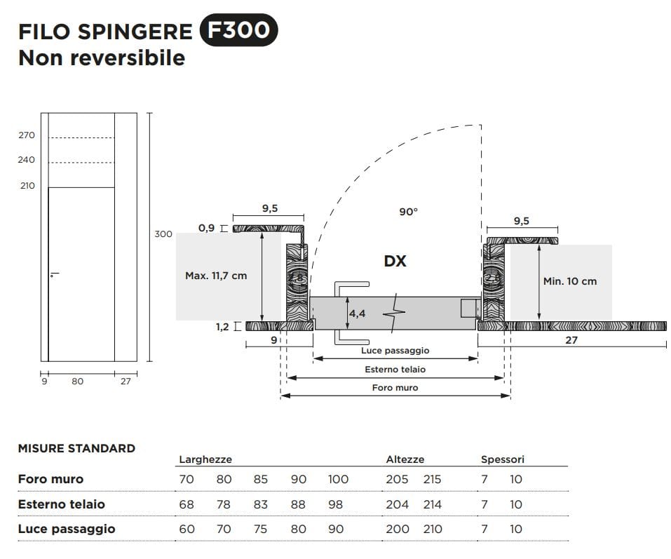 Распашная дверь с выдвижными петлями Venus Design Вера ARCH-00071865 - Вид №1