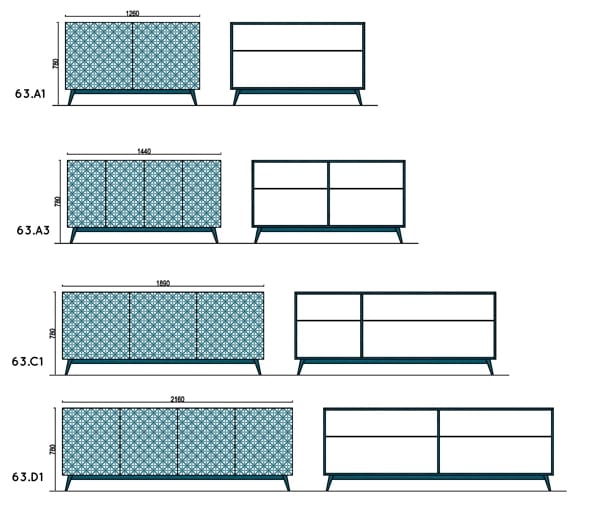 Шкаф с распашными дверями Barba design ARCH-00010884 - Вид №1