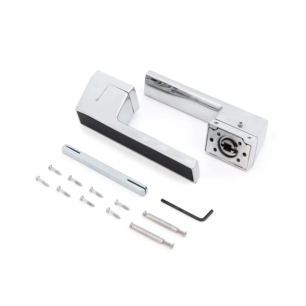 Дверные ручки Palladium Pasmore без запирания цвет хром STLM-2130420 - Вид №1