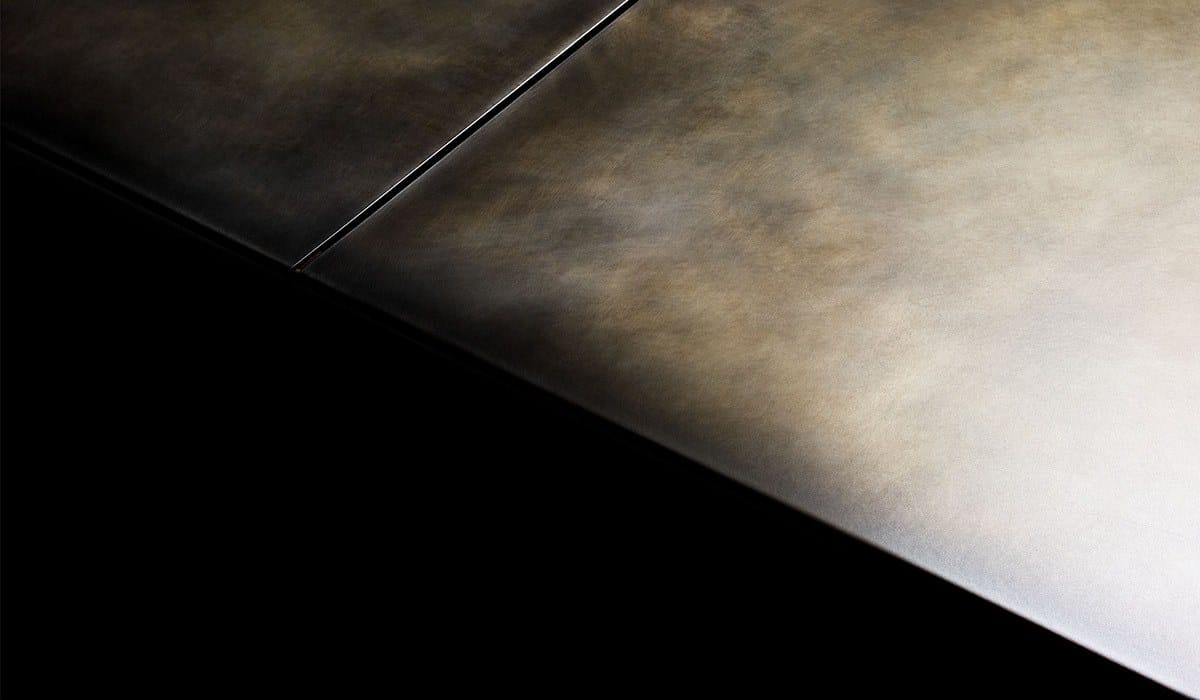 Из нержавеющей стали квадратный низкий сад журнальный столик DE PADOVA METALLARO ARCH-00085739 - Вид №1