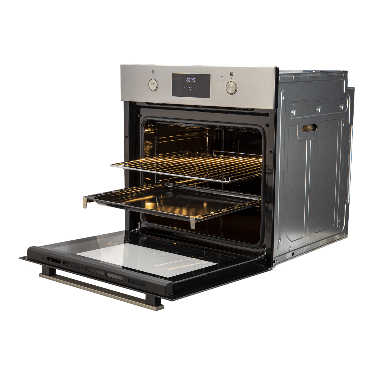 9256876 Электрический духовой шкаф Gressel RU6EM7758110 серебристый STDN-0150455 - Вид №4