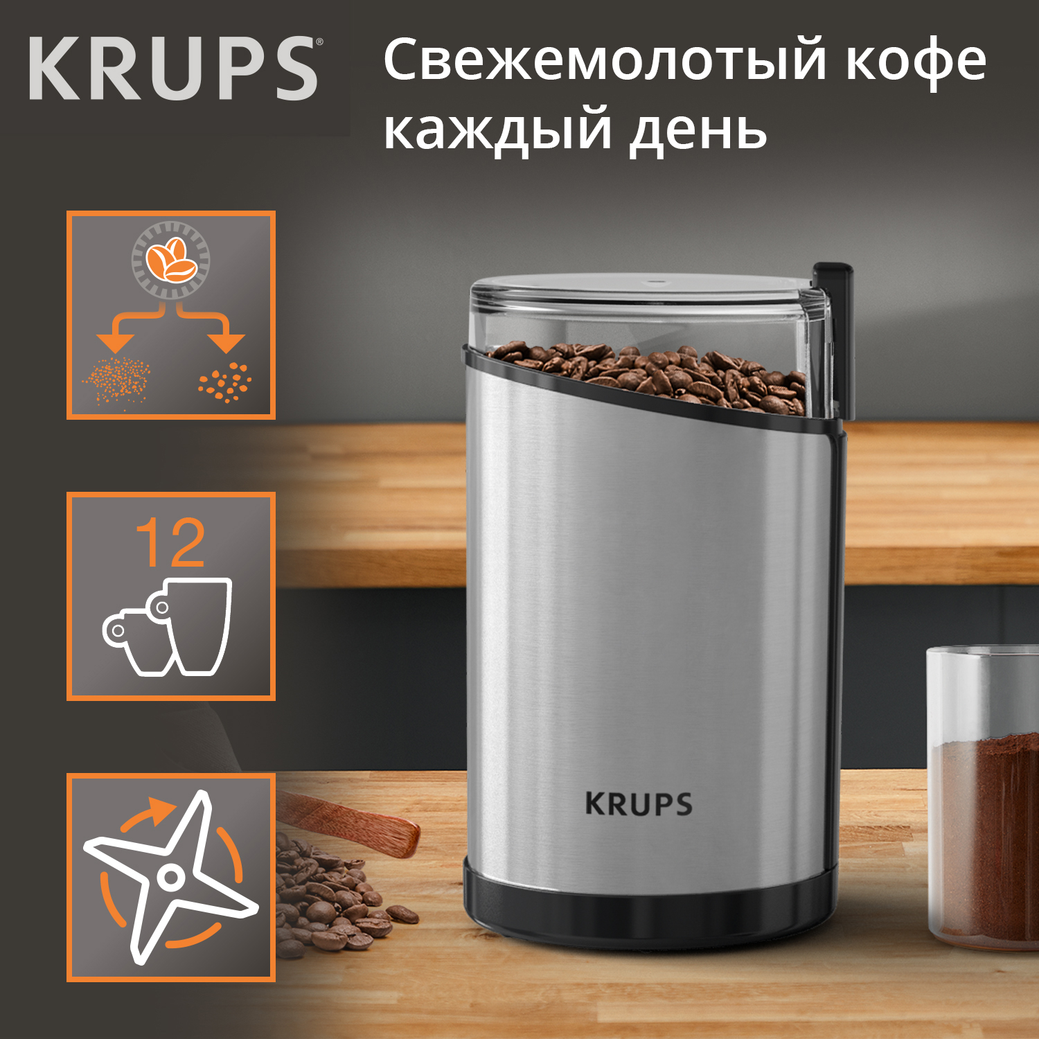 STDN-0109792 Кофемолка ручная KRUPS Китай  - Вид №9