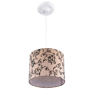 Светильник подвесной Арго 1 лампа 4 м² цвет бежевый