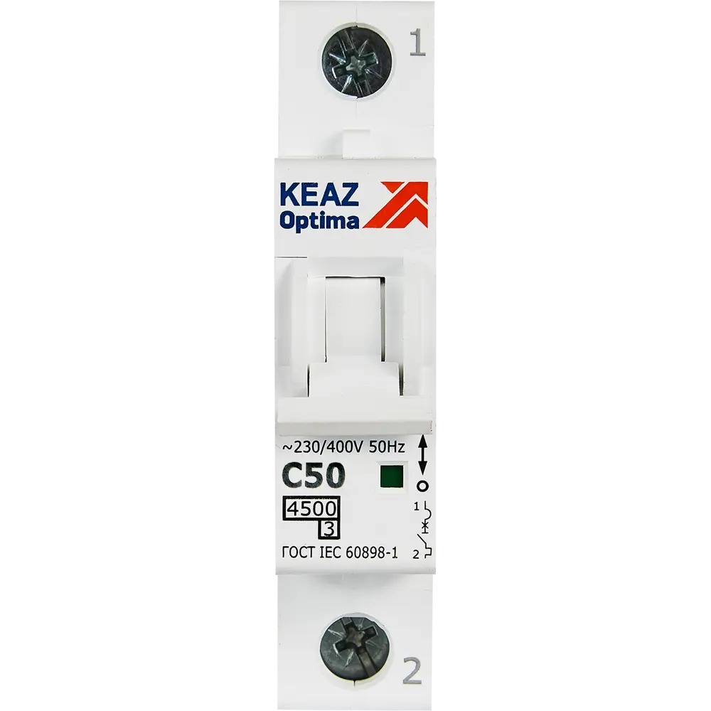 Автоматический выключатель КЭАЗ Opti Din BM63 1P 50А для надежной защиты электросети 89206662 STLM-1116749 - Вид №1