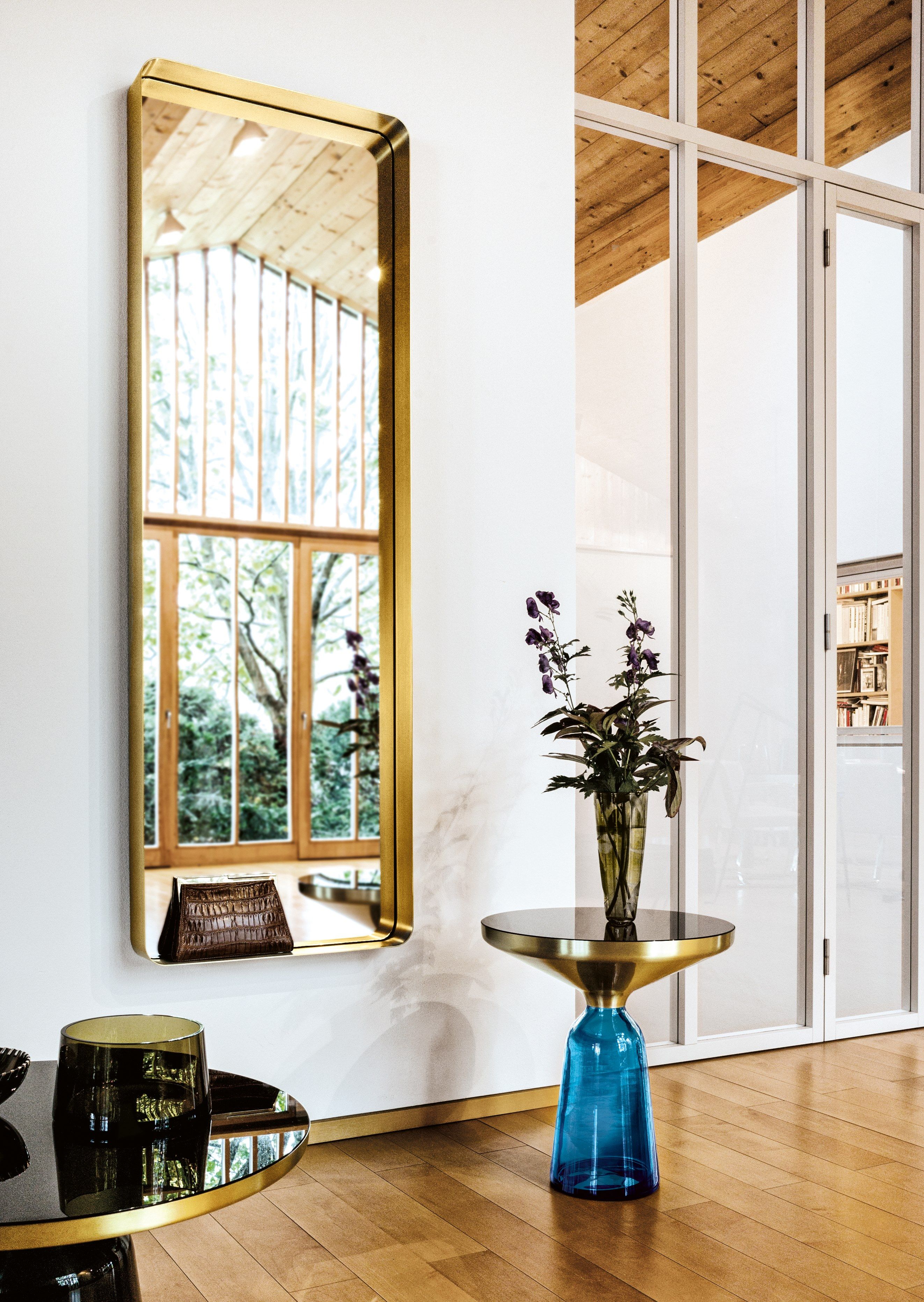 Круглый журнальный столик из латуни и стекла Classicon Белл ARCH-00039502 - Вид №12