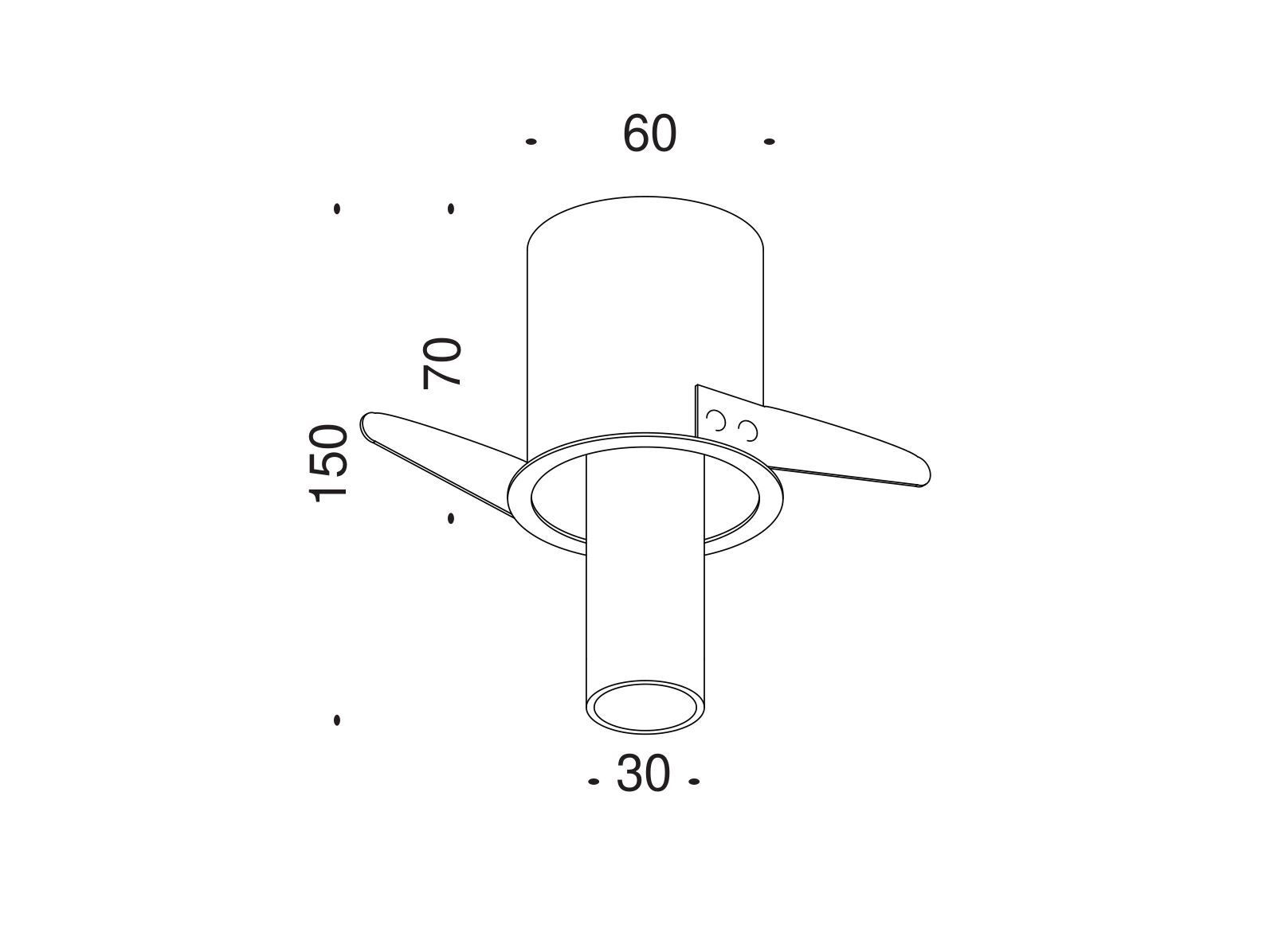Алюминиевый регулируемый светодиодный прожектор Renzo Serafini SPOT ARCH-00003265 - Вид №3