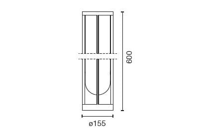 Алюминиевый светодиодный светильник с порошковым покрытием Flos Outdoor Collection-Bollard ARCH-00025520 - Вид №2