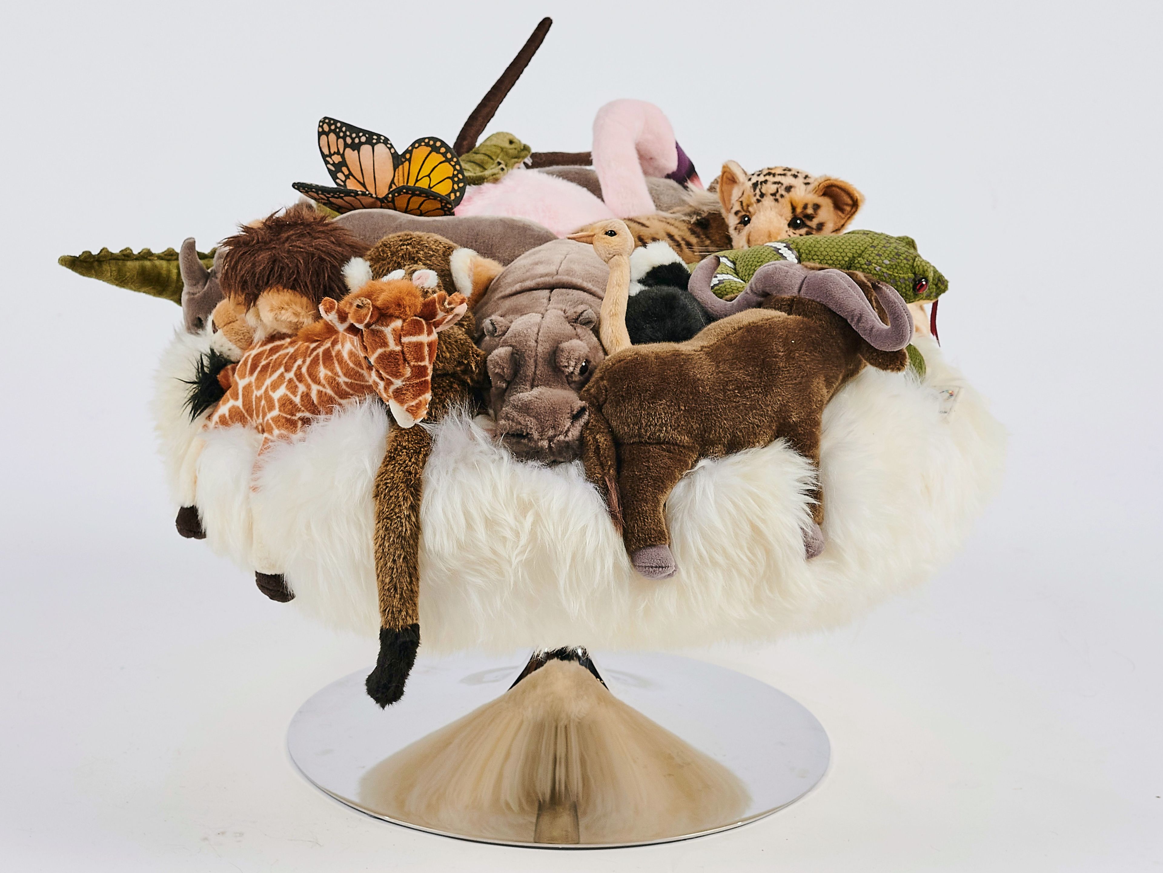 Полиэстер круглый пуф APCOLLECTION Африканское сафари ARCH-00037614 - Вид №5