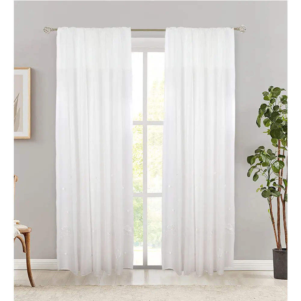 Santreyd Тюль Звезды с декоративной лентой 300x280 см 85415551 STLM-0062698 - Вид №11