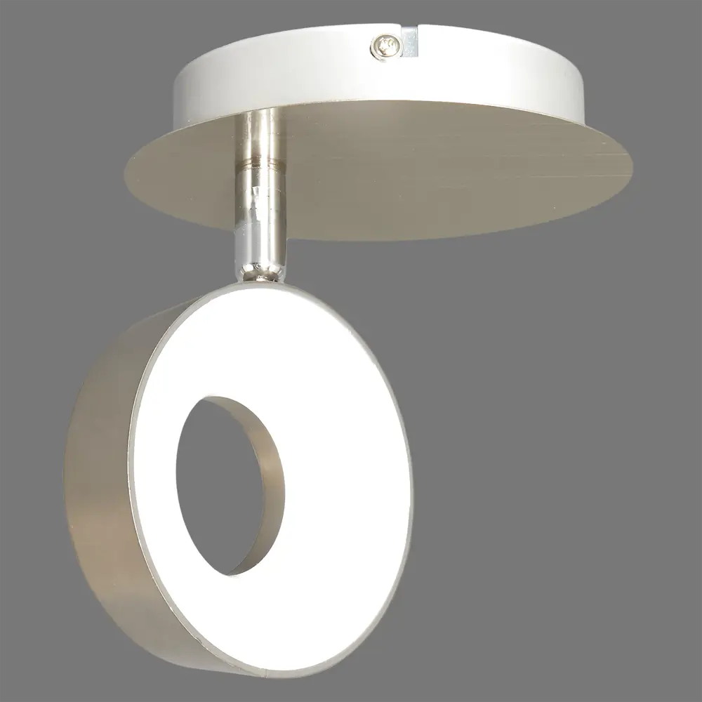 Спот накладной GLOBO 56132-1 1хLEDх4 Вт цвет никель STLM-2158716 - Вид №1