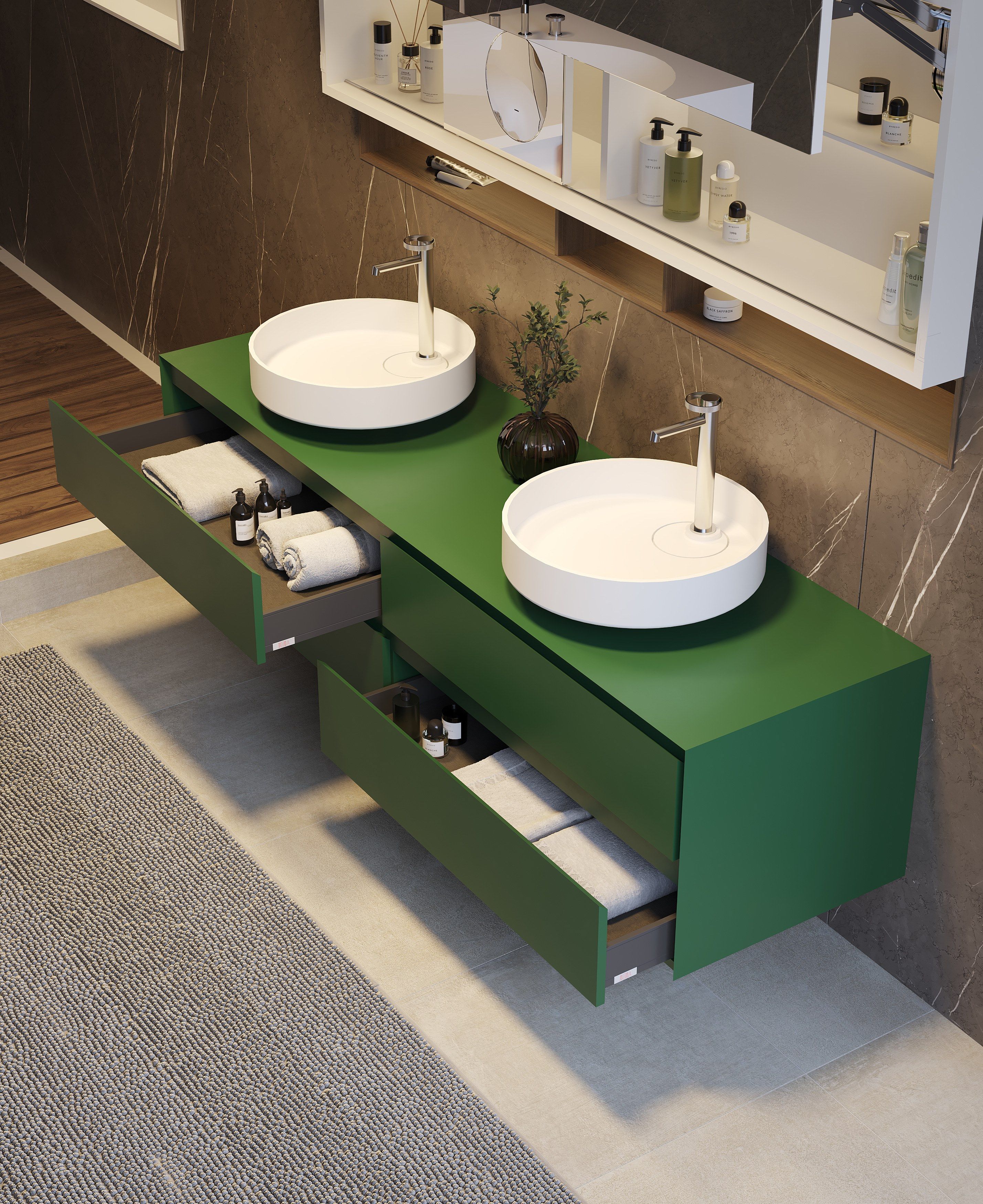 Круглая столешница из твердой поверхности MOMA Design Oyster ARCH-00057138 - Вид №1