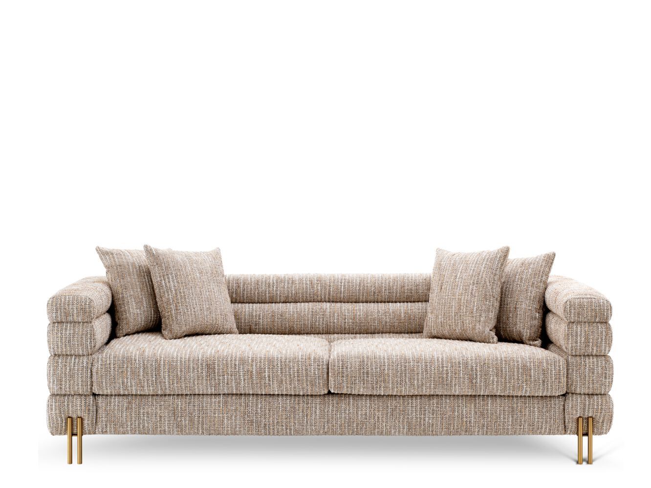 3-местный тканевый линейный диван Eichholtz Йорк ARCH-00130141