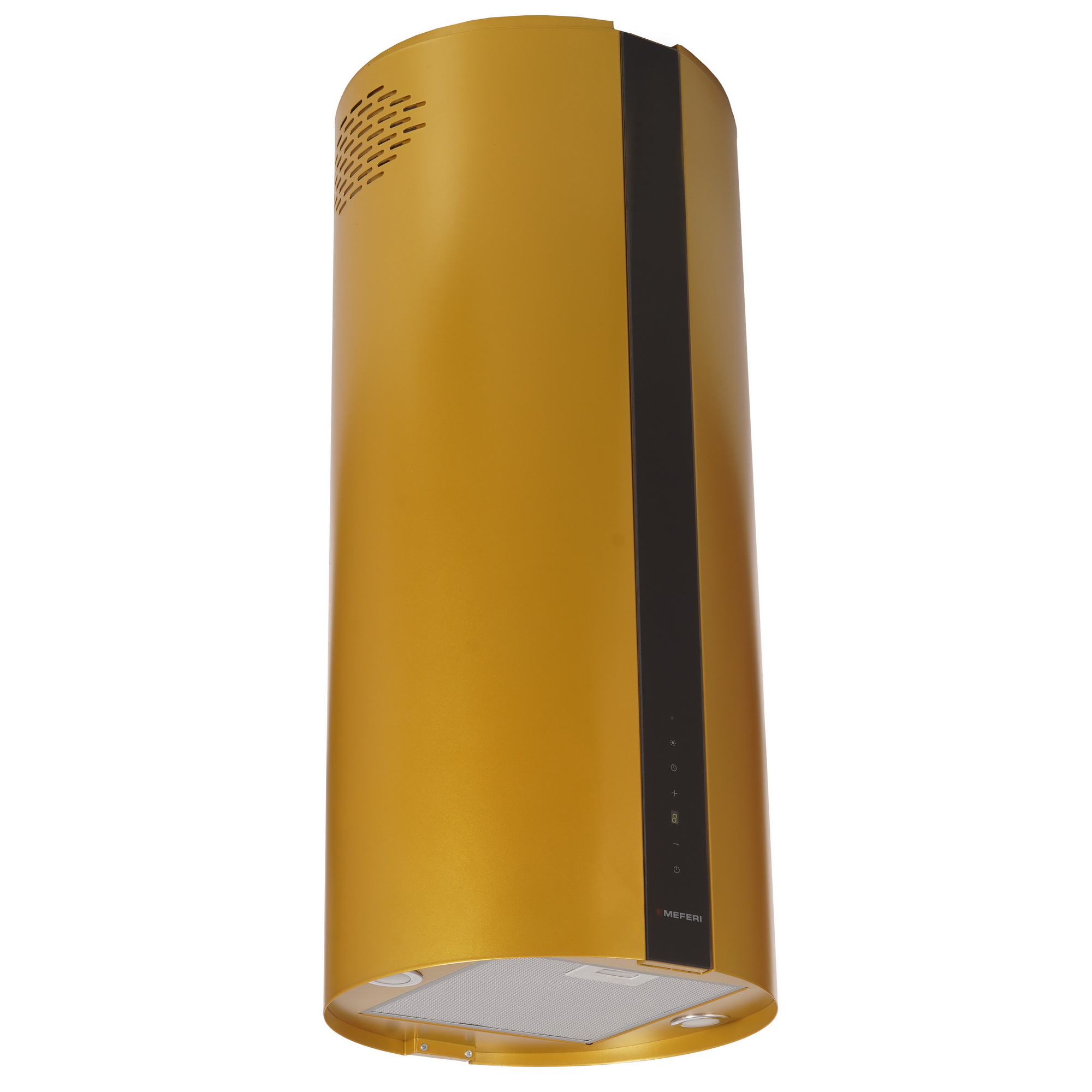 9270636 Вытяжка островная Meferi TUBE40GOLD ISLA COMFORT PLUS золотистый/черный STDN-0032456