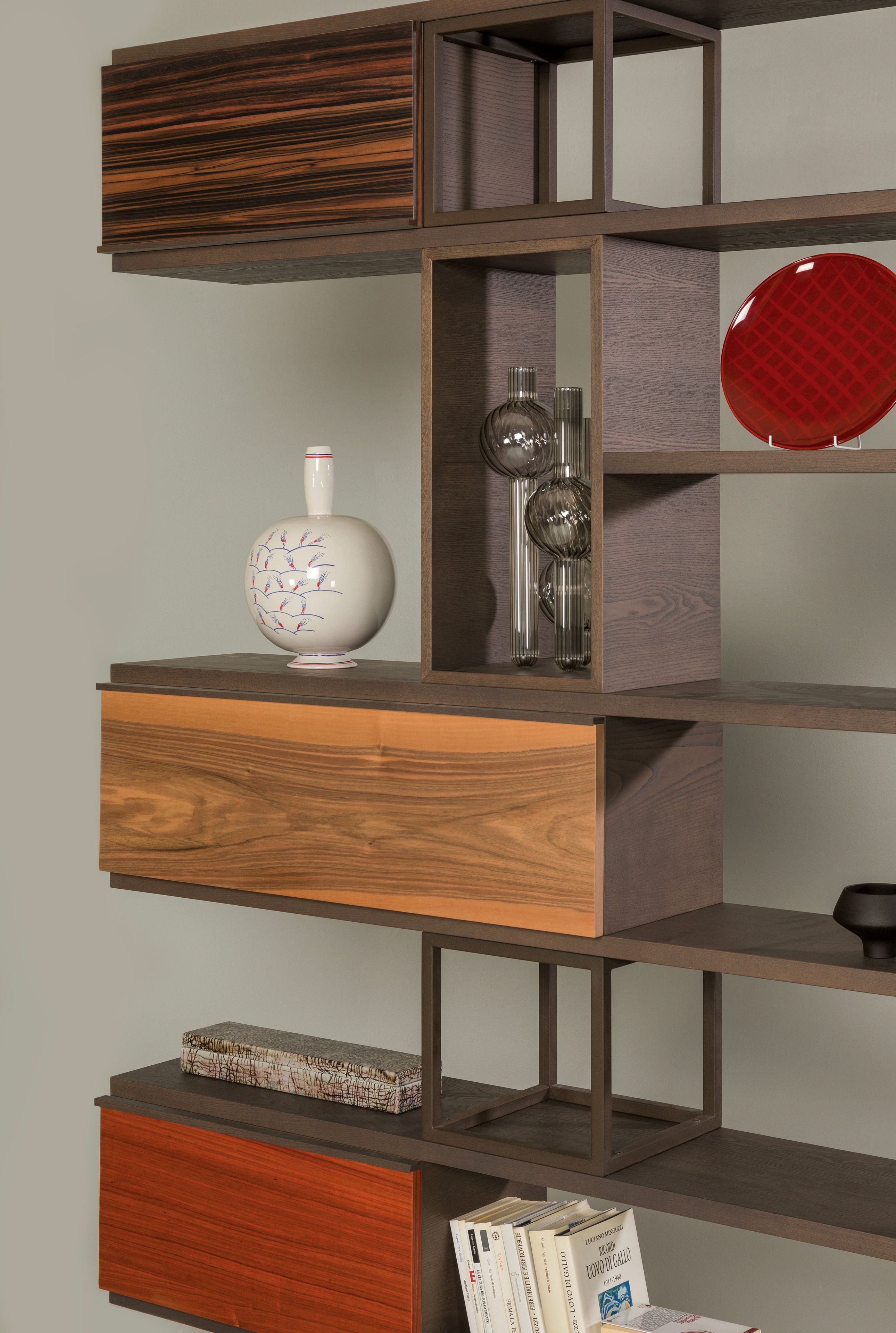 Отдельно стоящий книжный шкаф из ясеня Morelato ARCH-00069471 - Вид №2