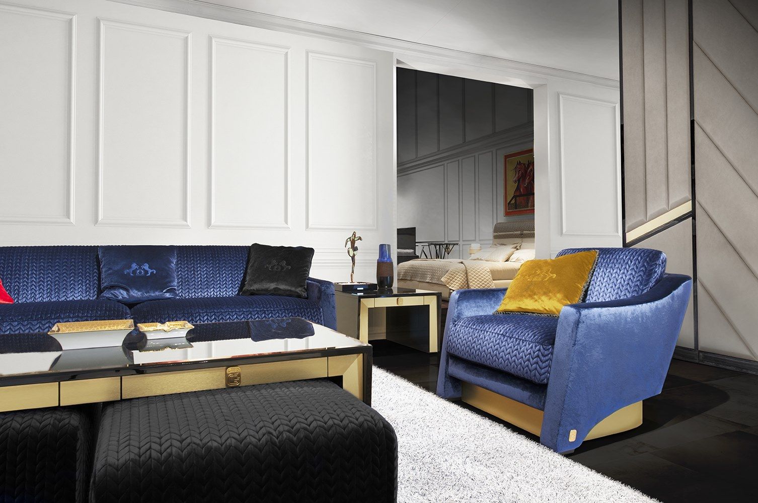 Бархатное кресло Formitalia Muzio ARCH-00133515 - Вид №1