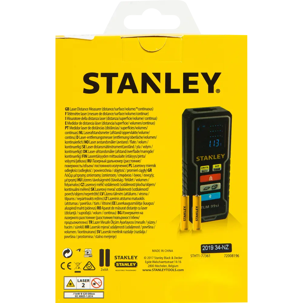 Дальномер лазерный Stanley TLM99SI, дальность 35 м STLM-2084023 - Вид №4