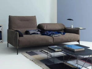 COR 3-х местный кожаный диван с подголовником Avalanche