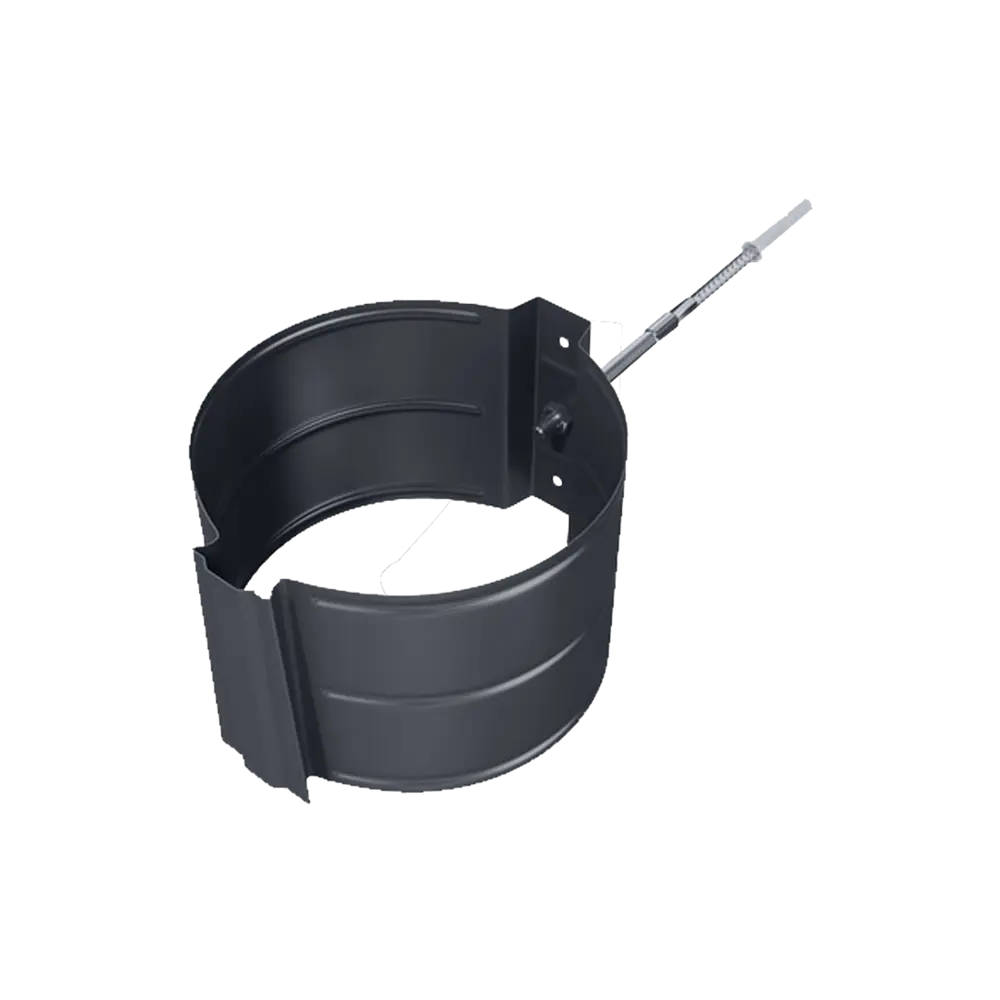 Крепление трубы Ø90 мм темно-серое ВЕГА STLM-2016013