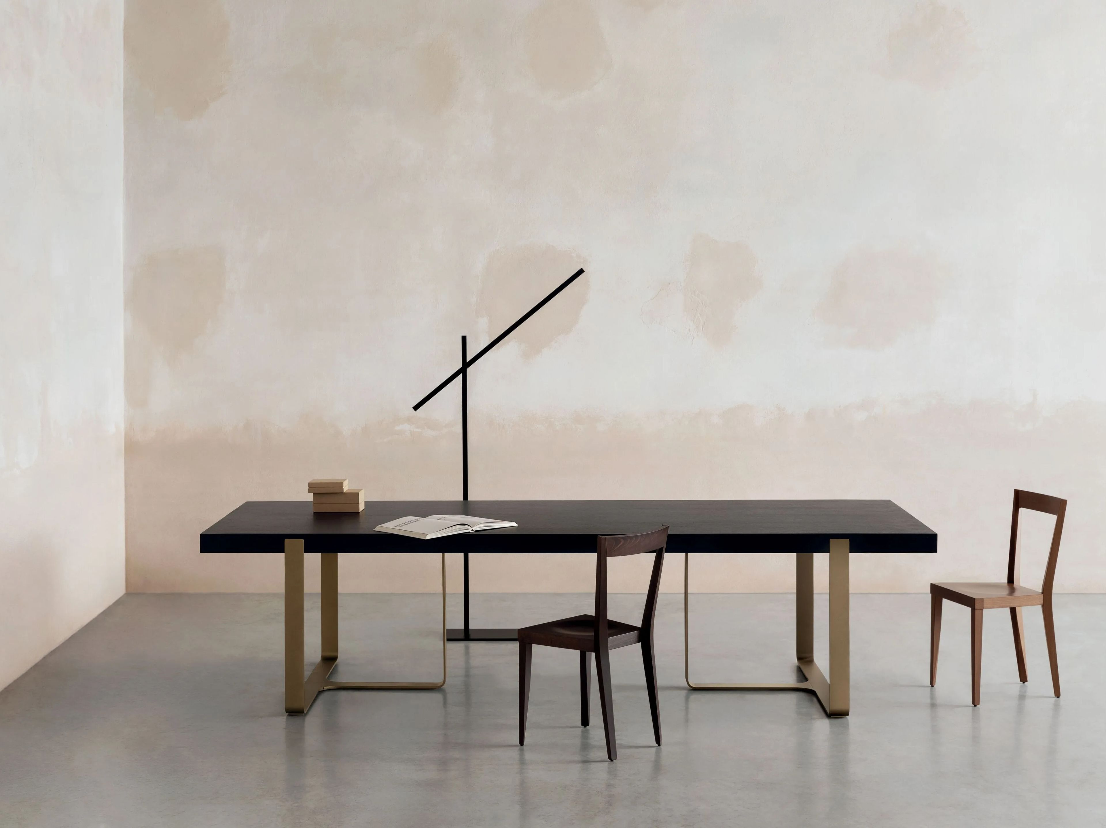 Прямоугольный обеденный стол из шпона Riccardo Rivoli NASTRO ARCH-00115193 - Вид №2