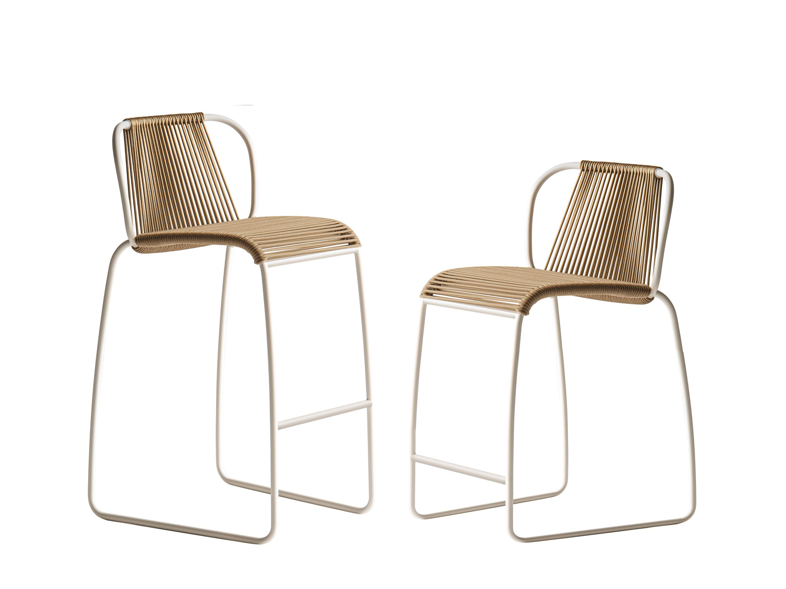 Морской веревочный садовый стул со спинкой Potocco Tibes ARCH-00023832 - Вид №1