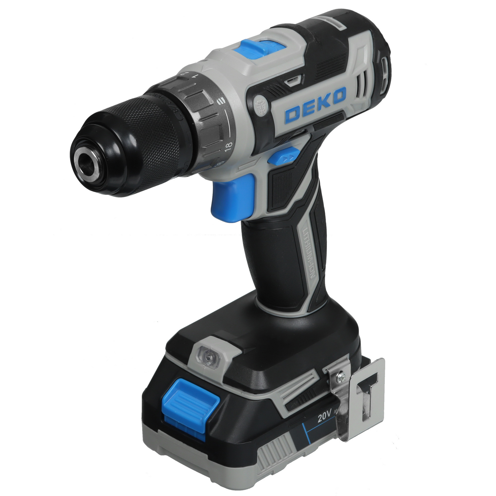 Дрель-шуруповерт DEKO Loner 20V ONE + UNV 20V 5463217 STDN-0028483 - Вид №3