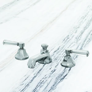 Смесители и Раковины 01090-190-608 Metropole Faucet - Chrome / Glass Handle Ambella