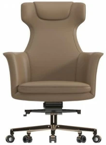 Reiggi Кожаное вращающееся кресло для офиса Hugo Rc351