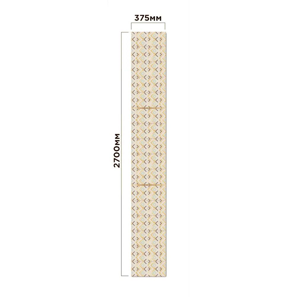 Панель ПВХ Тала декор 8 мм 2700х375 мм 1.0125 м² VENTA STLM-2163391 - Вид №2
