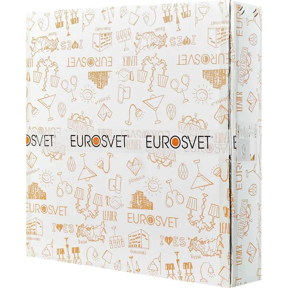 Светильник потолочный светодиодный Eurosvet Caroline 90256/1 с пультом управления, 15 м², регулируемый белый свет, цвет белый STLM-2168928 - Вид №8
