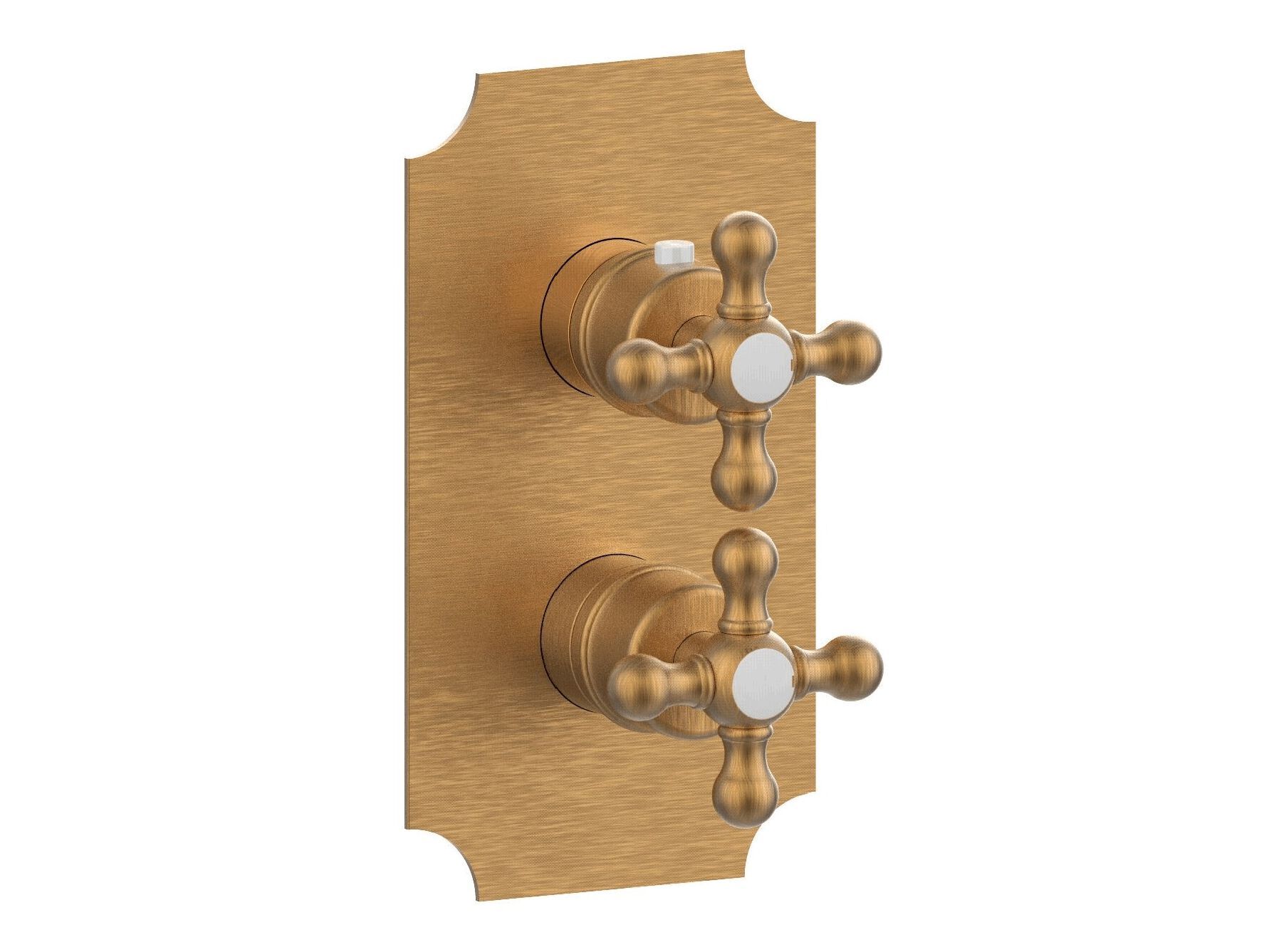 Термостатический смеситель для душа с 2 отверстиями Rubinetterie Frattini душевые ARCH-00047325 - Вид №2