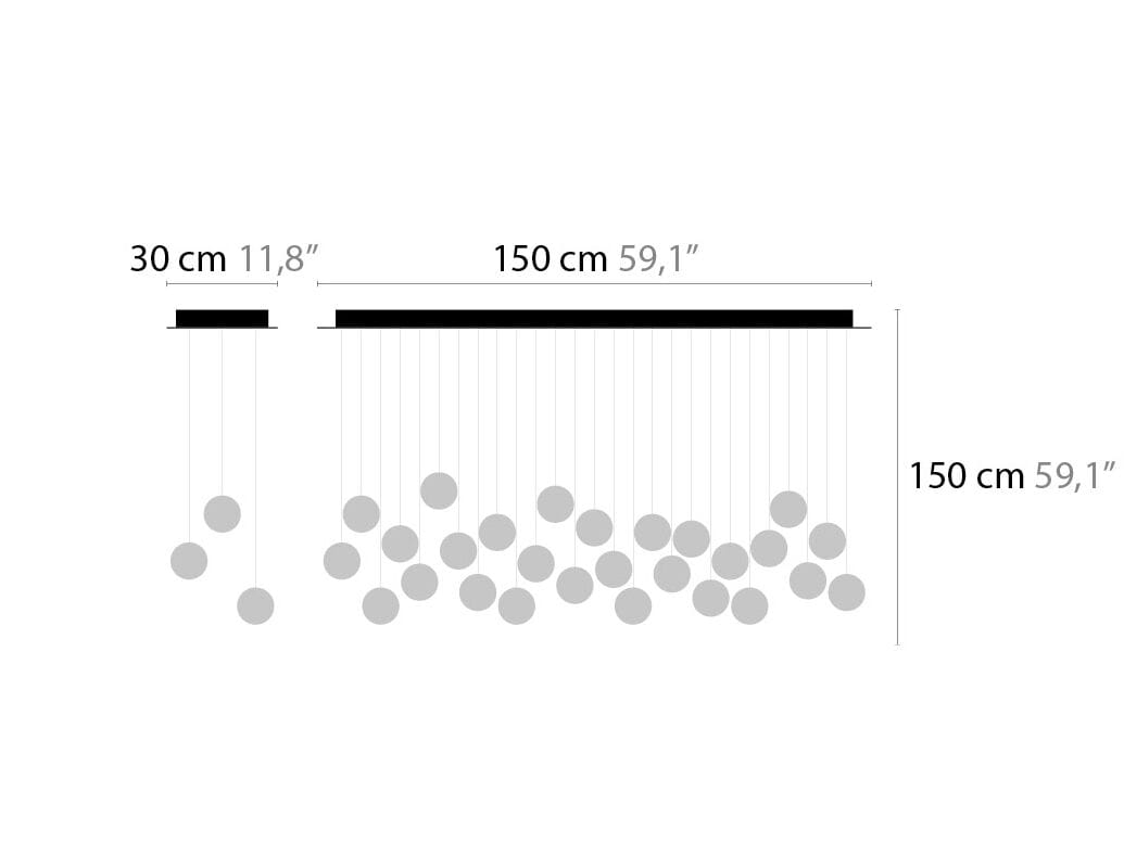 Стеклянный светодиодный подвесной светильник ILFARI Ballroom ARCH-00074655 - Вид №3