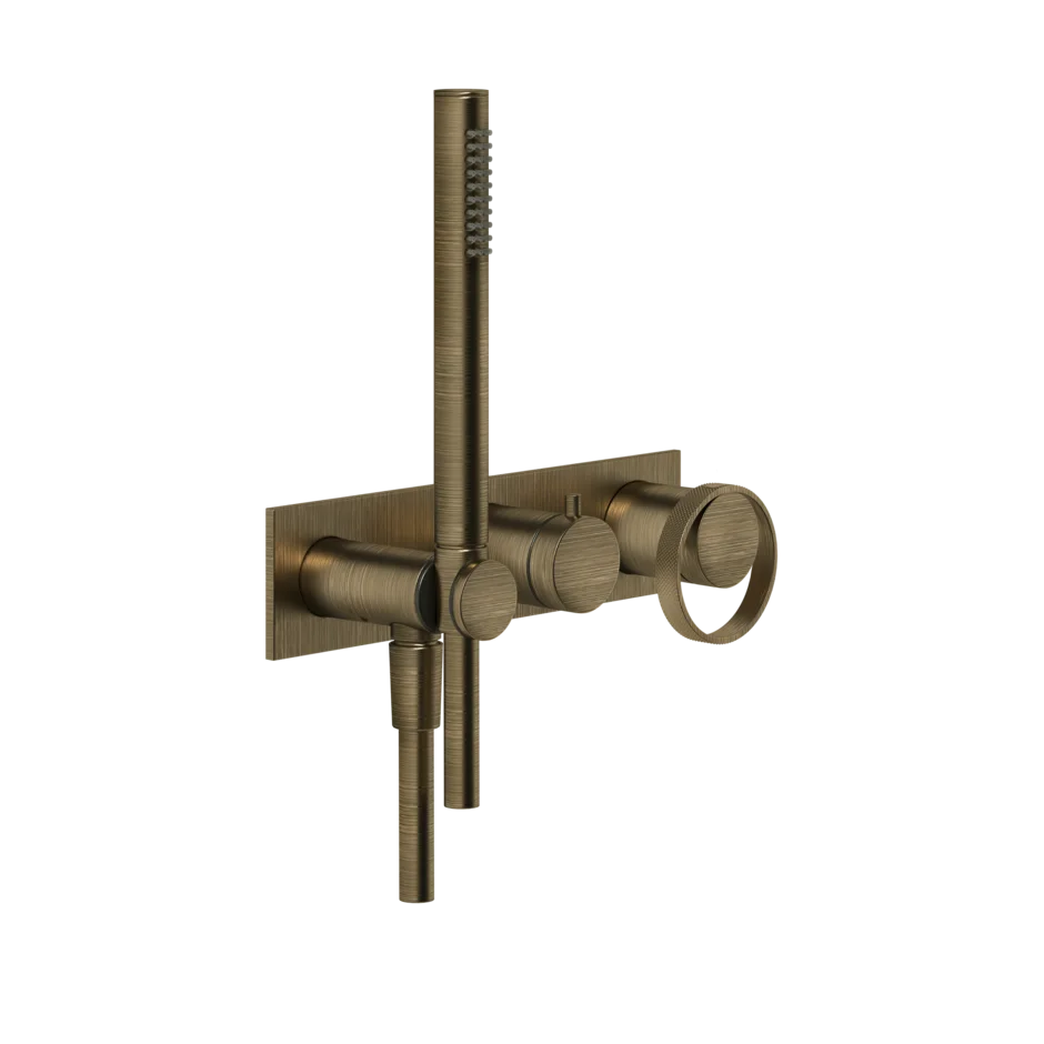 Смеситель для душа 63343 713 Gessi Anello СТАРИННАЯ ЛАТУНЬ 63343713