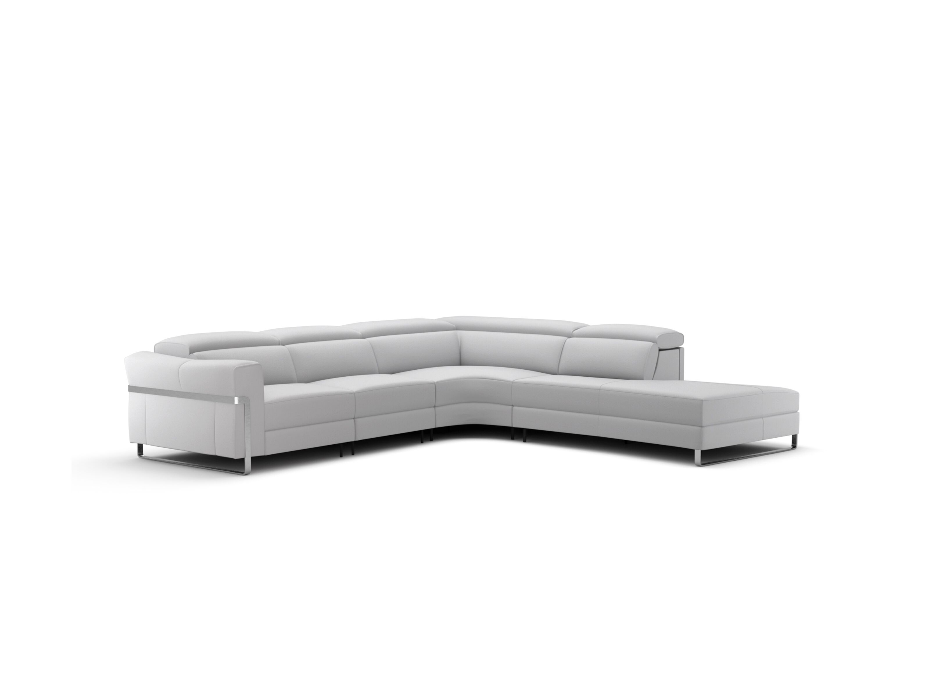 Угловой диван с откидной спинкой из ткани Natuzzi Italia Fidelio ARCH-00044031 - Вид №3