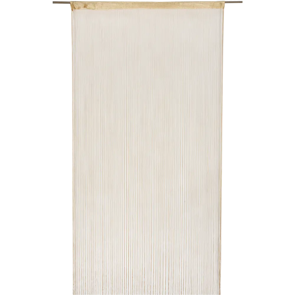 Штора нитяная Inspire 150x280 см однотон цвет золотой STLM-2174017