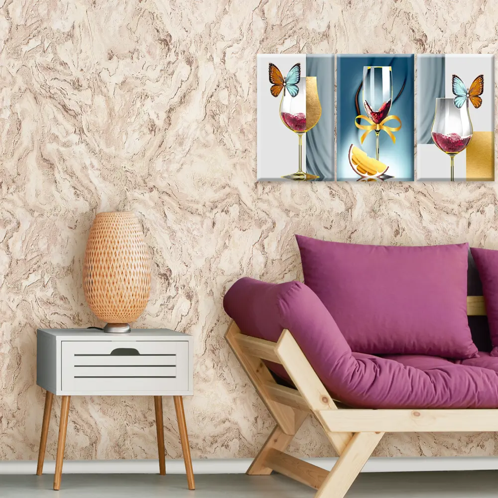 Santreyd Каскад 6641Д - бумажные обои с абстрактным узором для гостиной и спальни 89839985 STLM-0080007 - Вид №3