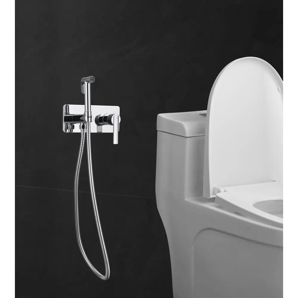 Гигиенический душ KONSENSA Теано набор со смесителем цвет хром STLM-2068816 - Вид №7