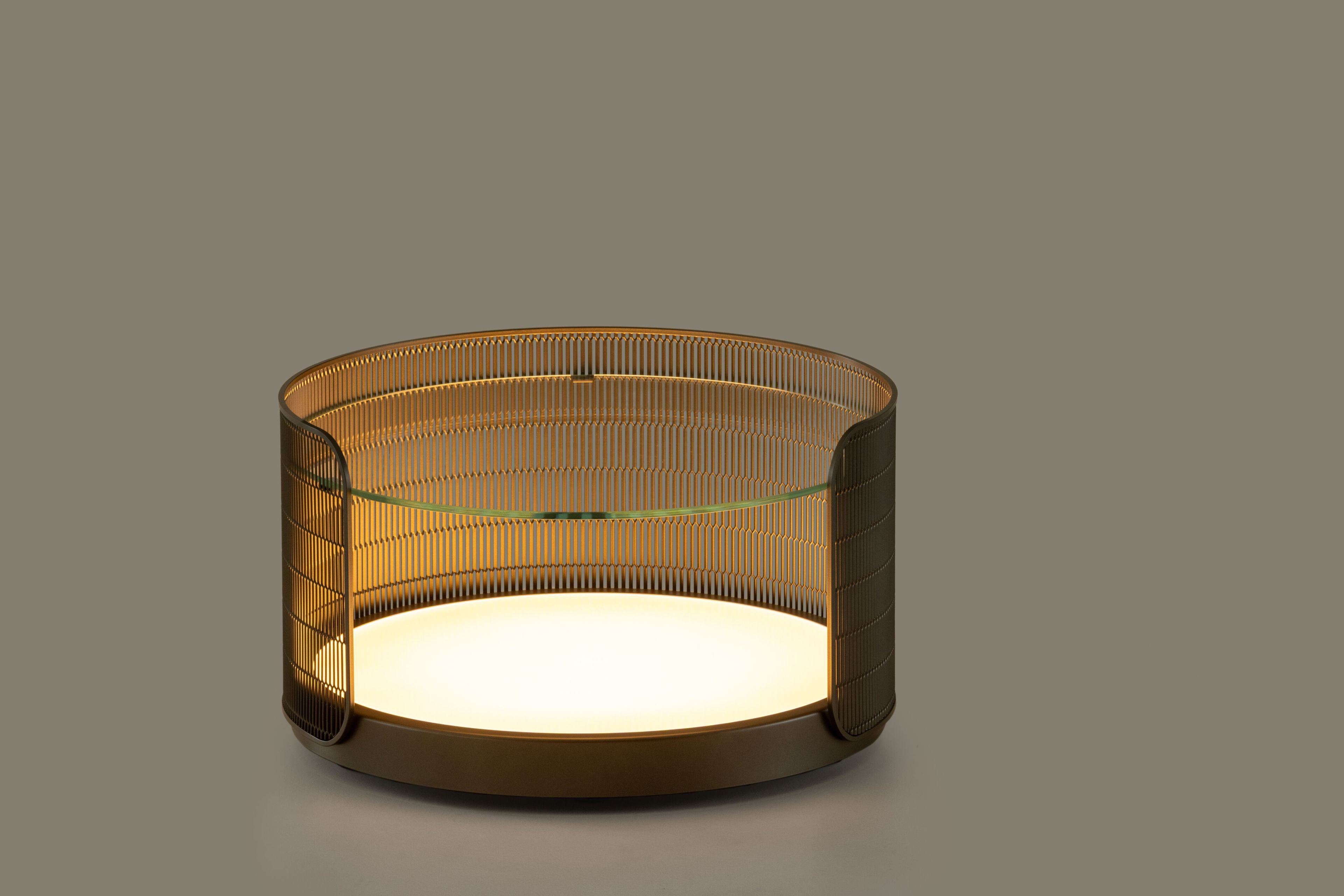 Круглый журнальный столик с изогнутой проволочной сеткой Natevo самогон ARCH-00121122 - Вид №7