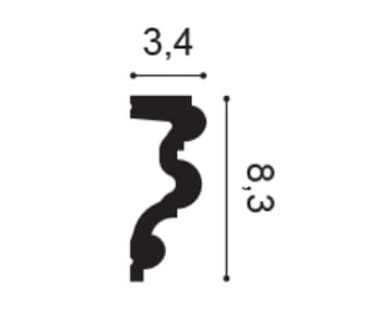Планка Orac P4025 ARCH-00140286 - Вид №4