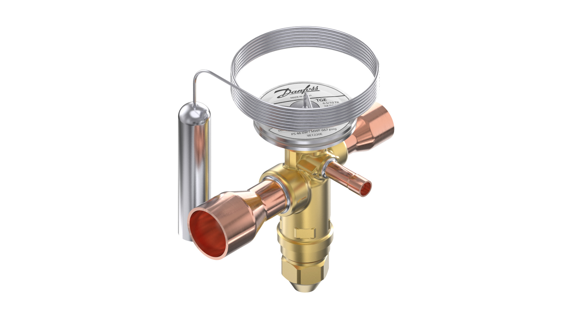 Danfoss TGE — Клапаны терморегулирующие со встроенными клапанными узлами TGE 40-26 Клапан терморегулирующий 067N3135  - Вид №15