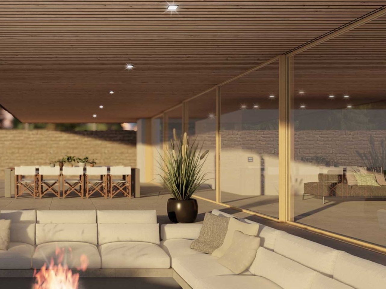 Стальная раздвижная дверь-окно с двойным остеклением Carminati Skyline System ARCH-00135510