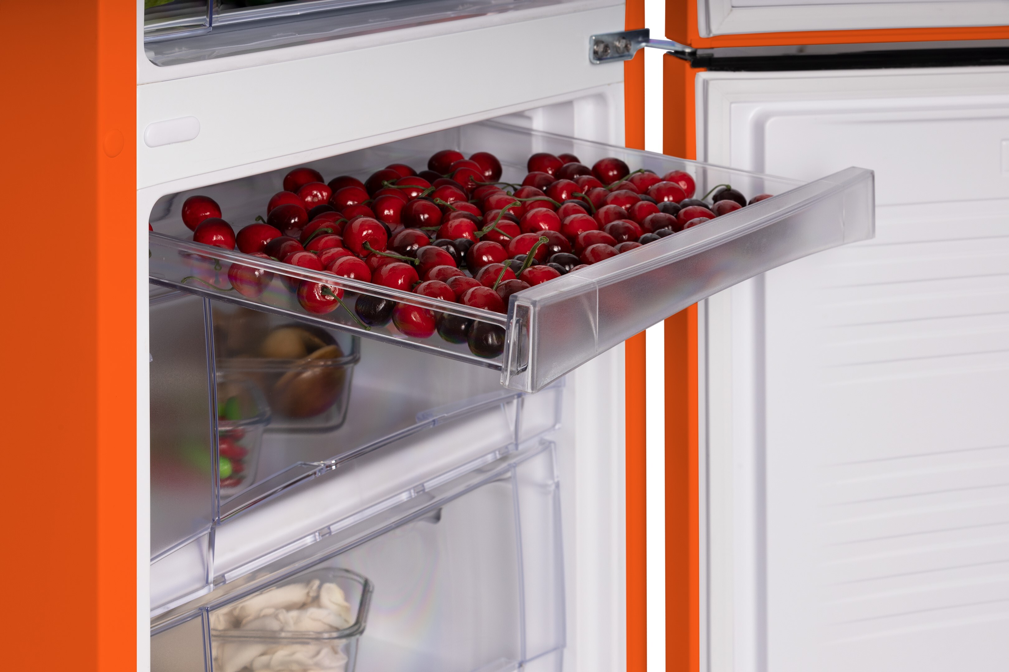 9021292 Холодильник с морозильником   Nordfrost NRB 164NF Or оранжевый STDN-0093338 - Вид №8