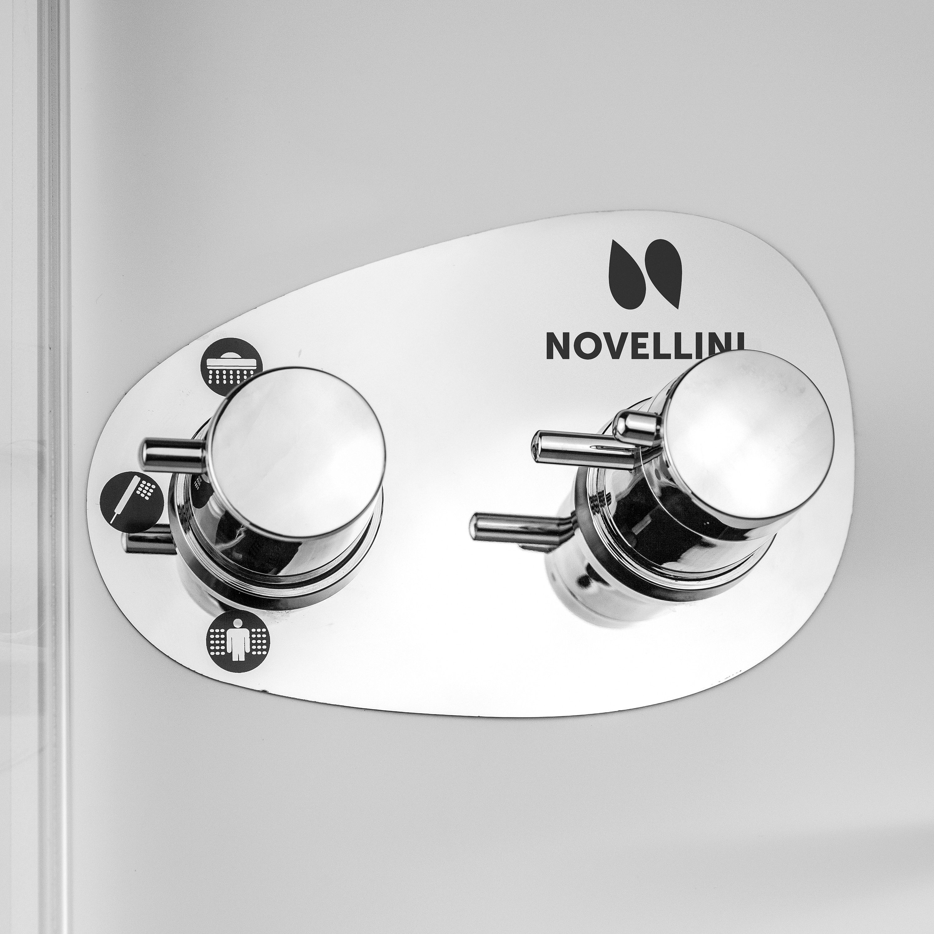 Угловая многофункциональная душевая кабина Novellini Eon ARCH-00130063 - Вид №8