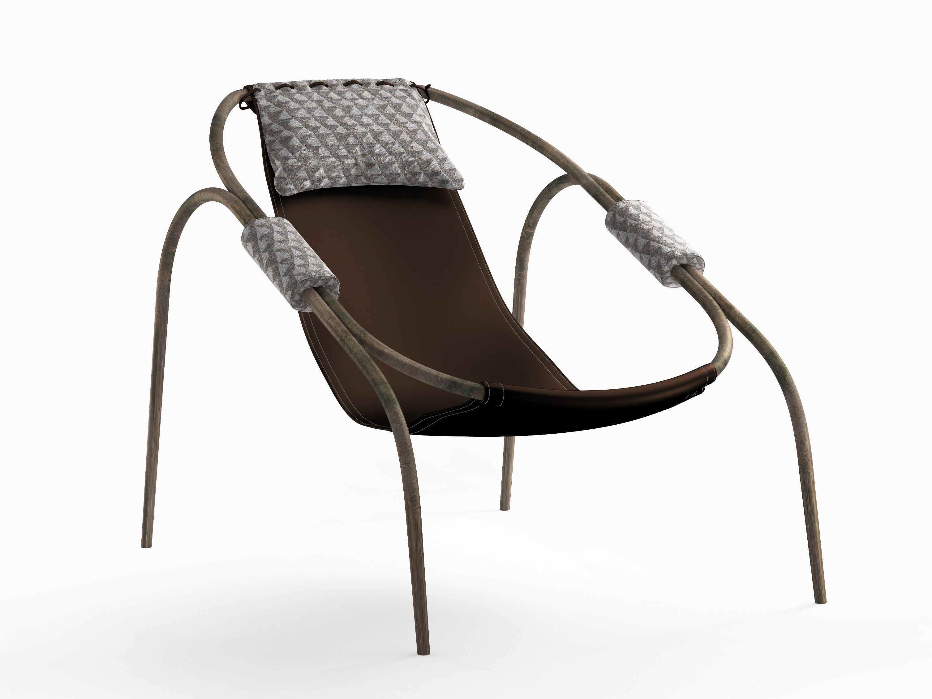 Кожаное кресло с подлокотниками RIVATELIER SCARLETT ARCH-00126998 - Вид №2