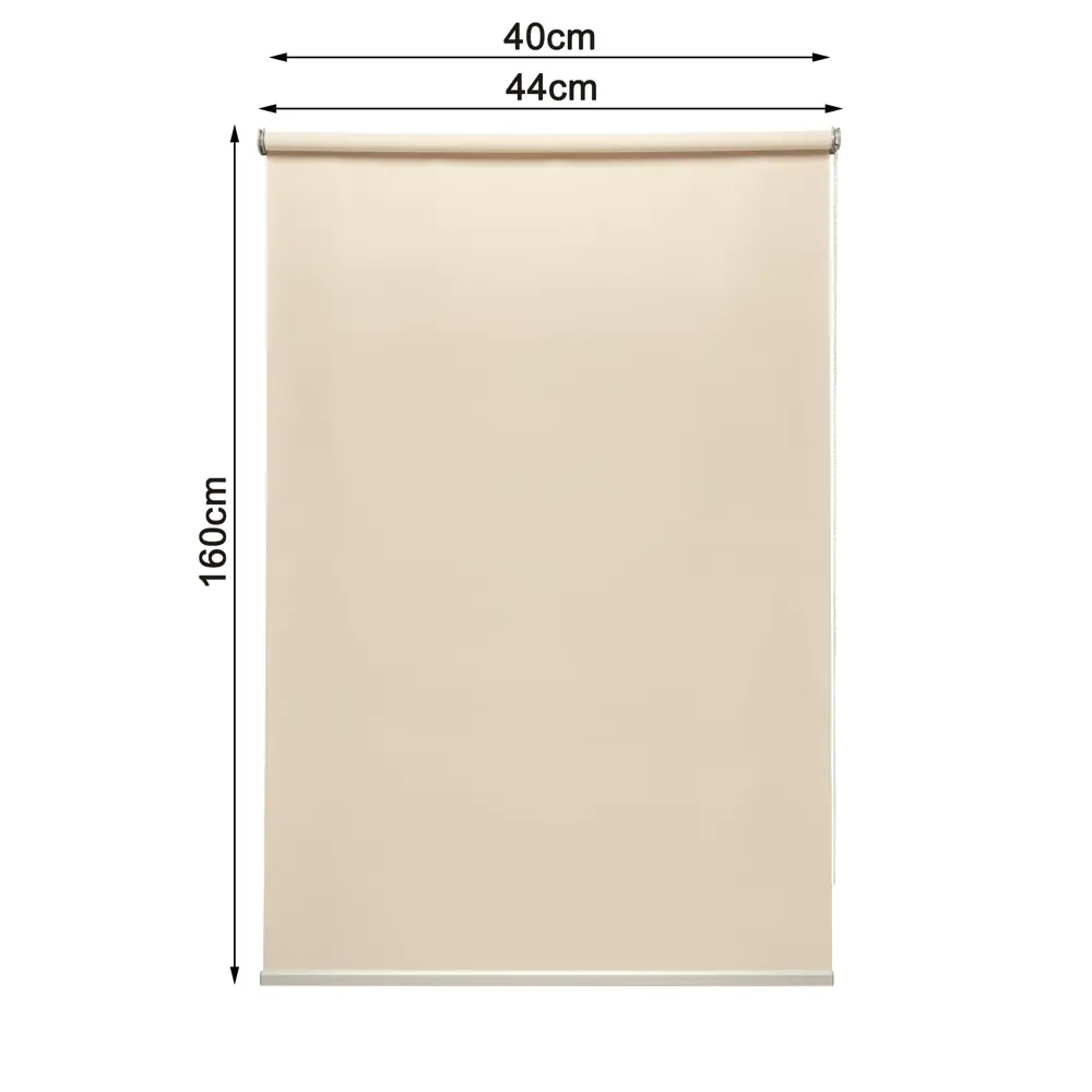 Штора рулонная блэкаут Inspire Belem 40x160 см светло-бежевая Trench 6 STLM-2120220 - Вид №2