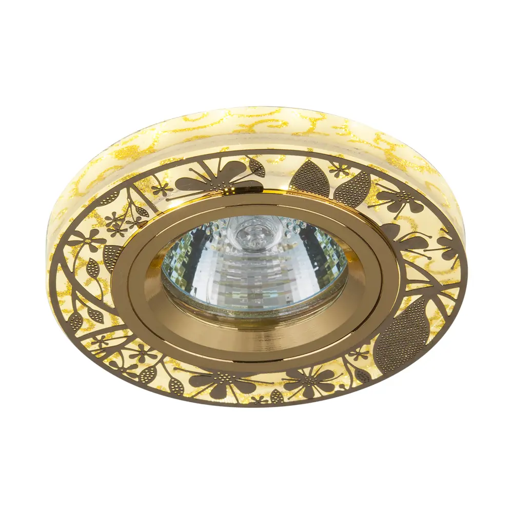 Спот встраиваемый Segreto, GU5.3, 50 Вт, цвет золото Elektrostandard STLM-2092386