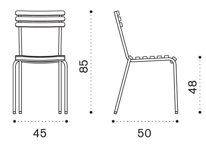 Штабелируемый садовый стул из тикового дерева Ethimo Laren ARCH-00071941 - Вид №8