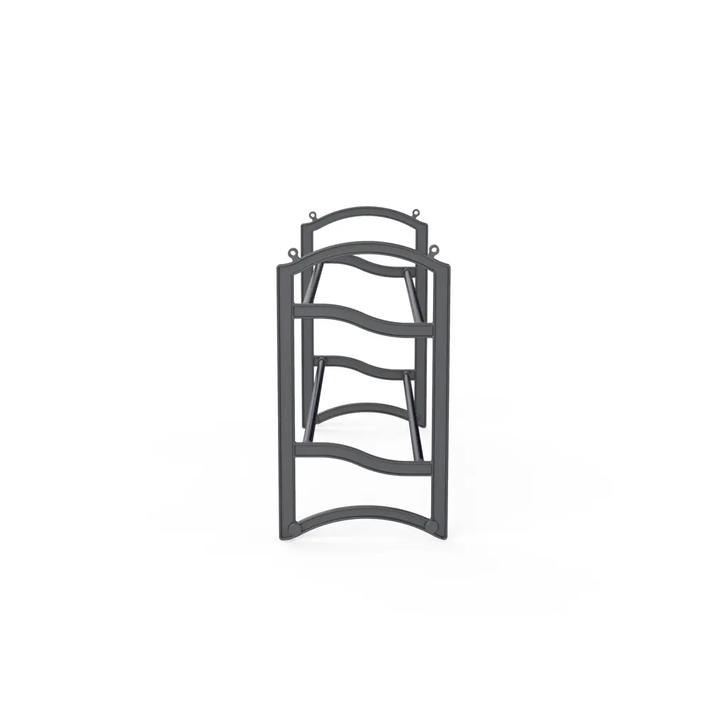 Этажерка для обуви Spaceo 60x35x20 см 2 полки пластик цвет чёрный Santreyd STLM-2071393 - Вид №3