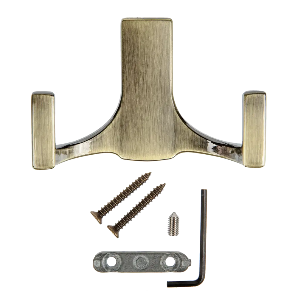 Крючок-вешалка Kerron KR0330, 30x51 мм, цвет бронза STLM-2082677 - Вид №2